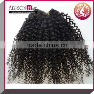 Arison Hair 100% Remy Hair Malaysian Kinky Straight Hair Weave thumbnail-4