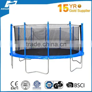 Premium 15FT Trampoline With Enclosure(Down to Ground): thumbnail-1