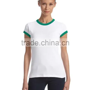 Ladies Ringer T Shirts thumbnail-4