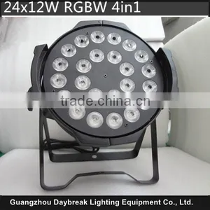 Good Price Led Par RGBW 4in1 High Power 24 * 12watt Quad-in-one Colorful Mixing Strobe Dimmer Effect Stage Par 64 Lighting thumbnail-2