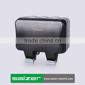 Salzer Weatherproof Double Switch Socket IP66 thumbnail-1