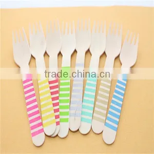 Party Supplies Wooden Fork and Spoon thumbnail-2