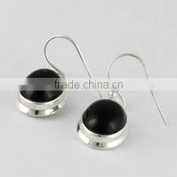 Fantastic Black Onyx 925 Sterling Silver Oval Shape Earring, Unique Silver Jewelry, Silver Jewelry thumbnail-3