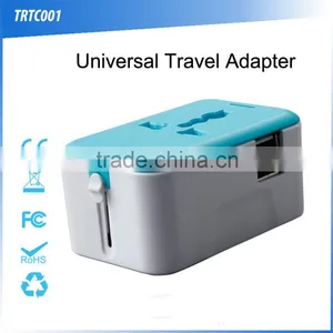 (110126) Universal Travel Adapter With Usb Charger,promotional Adapter,usb Travel Adapter thumbnail-1