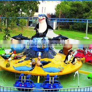 Fight Shark Island, Spin Rides in Outdoor Park, Water Game in Water Park thumbnail-1