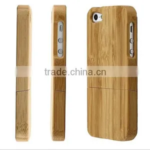 Fashion Bamboo Wood Shell Cover for Iphone 5 thumbnail-1