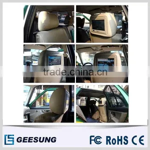 7 Inch Car Headrest With Adjustable Post /car Headrest Android Monitor thumbnail-6