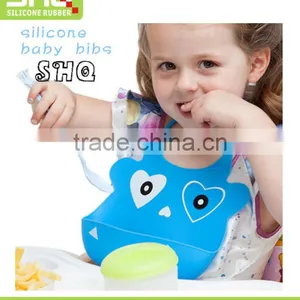 FDA Food Grade Silicone Bib for Kids for Baby Care Bibs thumbnail-4