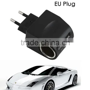 EE4104 110V-220V AC to 12V DC EU Car Power Adapter Converter Household Car Cigarette Lighter Socket Power thumbnail-5