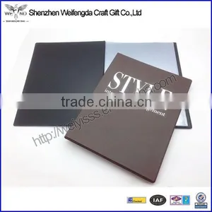 2015 Hot New High Quality Leather Menu Cover for Restaurants thumbnail-1