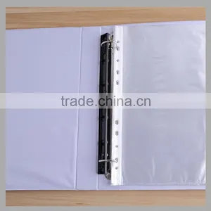 A4 Size White Creative Pvc Clear Book Ring Binder thumbnail-3