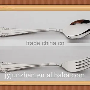 Dessert Spoon Fork Sets With Stainless Steel 430 Material and Low Price thumbnail-1