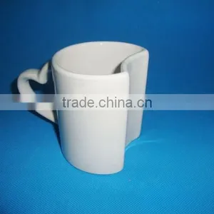 2015 New Special Shaped White Ceramic Mug thumbnail-4