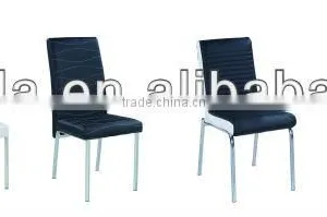 Modern Chromed PVC Dining Chair thumbnail-1