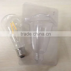 ST64 LED Filament Bulb Light Lampen 4Watt 6w 8w B22/E27/E26 230V 120V thumbnail-3