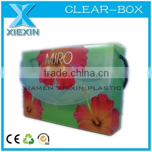 Custom pp Clear Soft Plastic Folding Shoe Box thumbnail-1