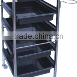 Deluxe Lockable Salon Trolley; Movable Nail Setting Trolley thumbnail-1
