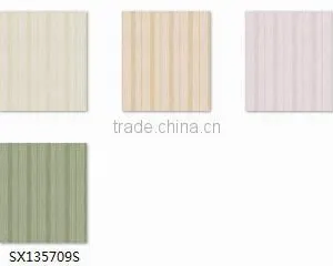 Closeout Printed Yarn Wallpaper, Cupcake Pink Oriental Vertical Stripe Wallcovering for Room , Fancy Wall Decal Designs thumbnail-2