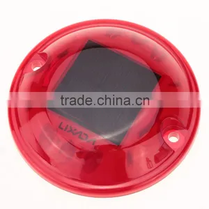 1PC Solar Power LED Road Stud Marker Outdoor Path Deck Garden Yard Lights Lamp Lighting, Red, White Solar Light thumbnail-4