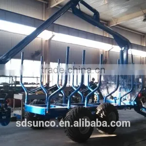 ZM Series Log Trailer Crane ZM8006,8 TonTimber Trailer With Crane,Tractor Mounted Model((1 Ton,3 Ton,5 Ton,8 Ton,10ton,12 Ton) ) thumbnail-3
