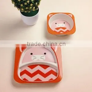 2016 Kids Eco-friendly Dinner Sets Cartoon Shape thumbnail-1