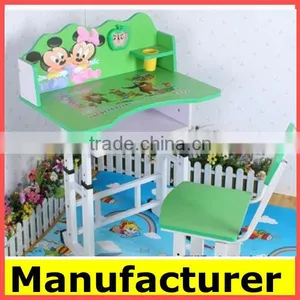 New Design Baby Wooden Desk for Kindy ,student Desk,children Study Table and Chairs thumbnail-1
