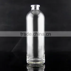 Big Container Lotion Glass Bottle With Golden Press Pump thumbnail-1