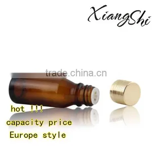 15ml Amber Glass Bottles for Essential Oil With Golden Cap thumbnail-1