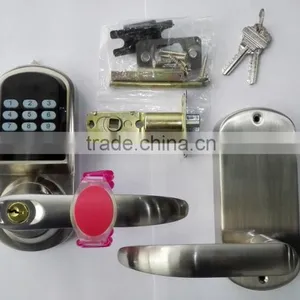 Z-wave Remote Control Password Keypless Electronic Cheap Door Locks With Handle (HF-LC9) thumbnail-6