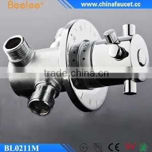 Beelee BL0211M G1/2" Brass Thermostatic Mixing Valve, Thermostatic Control Valve thumbnail-2