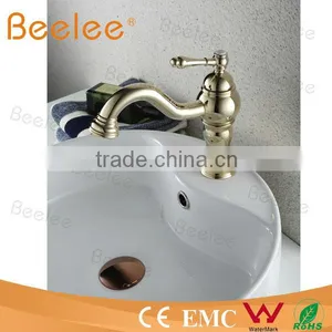 Single Handle Ti-PVD Bathroom Faucets thumbnail-1