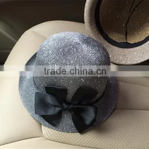 Rim Straw Hat Beach Hat Summer Hat Sunhat Vintage Hat 60s Hat Retro Hat Hipster Hat thumbnail-3