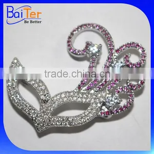 China Made Wholesale Fashion Crystal Cubic Zircon Brooch/Synthetic Diamond Brooch thumbnail-1