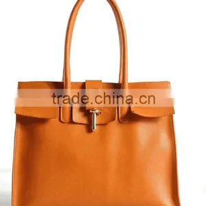 New Arrival! Portable Crisscross Leather Padlock Shopper Bags Fashion Handbags 2012 thumbnail-1