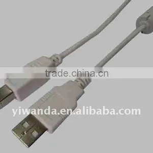 White Color Usb 2.0 am to bm Cable Can be Custimized thumbnail-1