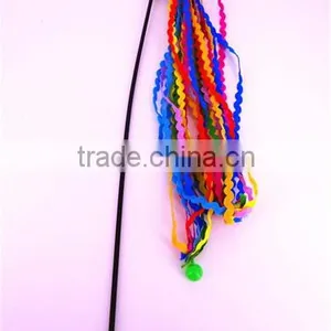 Color Ribbon Nature Cat Swing Toys With Sticker Toy Wholesale Cat Toys thumbnail-2