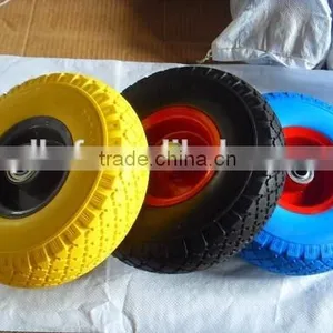 10" PNEUMATIC TYRES TRUCK TROLLEY BARROW TYRES With Metal Rim thumbnail-5