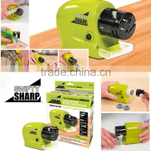 Cordless, Electric Knife Blade Sharpener Knife Sharper Knives Grinding Machine Accessory As Seen On Tv For Kitchen Appliance thumbnail-2
