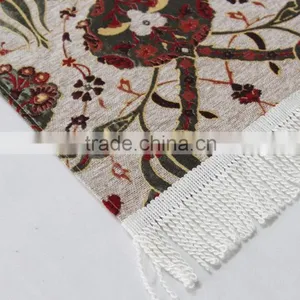 High Quality 100%Chenille Muslim Woven Prayer Rug Mat With Custom Design thumbnail-2