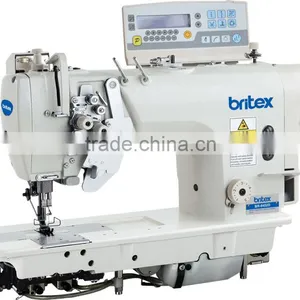 BR-8452D Electrinic High-speed Double Needle Lockstitch Sewing Machine With Direct Drive thumbnail-1