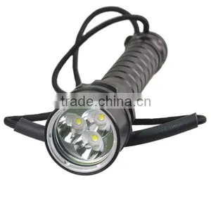 Diving Usage Wide Angle Aluminum 3000 High Lumen Torch Flashlight Quality Choice thumbnail-3