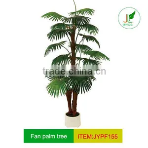 Plastic Fan Palm Tree in Group for House Decor thumbnail-1