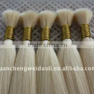 Real Virgin Hair/Raw Chinese Hair/Virgin Remy Human Hair Bulk thumbnail-1