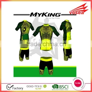 Green Highlight Creative Mens Short Cycling Jersey thumbnail-2