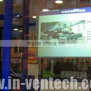 Low Price Transparent/ Holographic Rear Projection Screen Film for Advertising thumbnail-2
