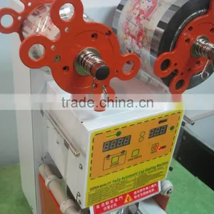 Commercial Automatic Bubble Milk Tea Cup Sealing Machine thumbnail-6