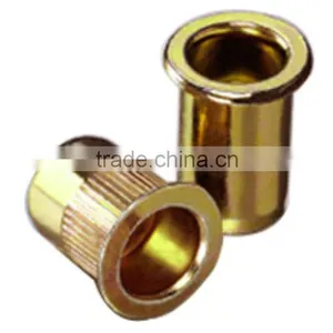 Brass Hex Open End Rivet Nuts thumbnail-1