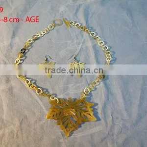 Horn Necklace & Earings thumbnail-1