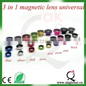 New 180 Degree Fish Eye Lens + Macro Lens Magnetic Mount For Iphone thumbnail-3