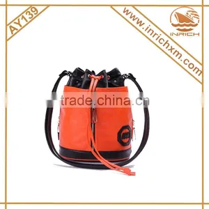 Korean Fashion Candy Color Drawstring Backpack Bucket Bag thumbnail-1
